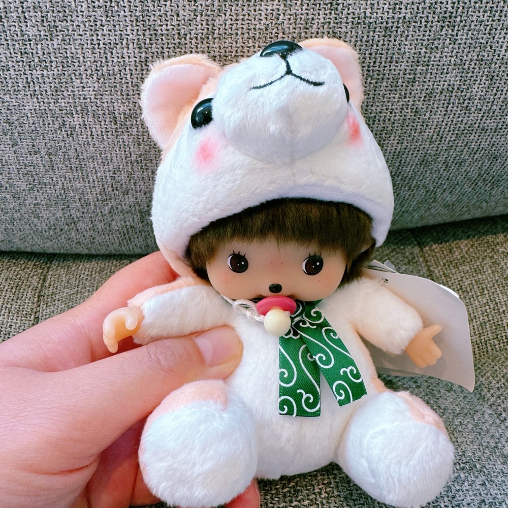 Bebichchichi doll in dog costume